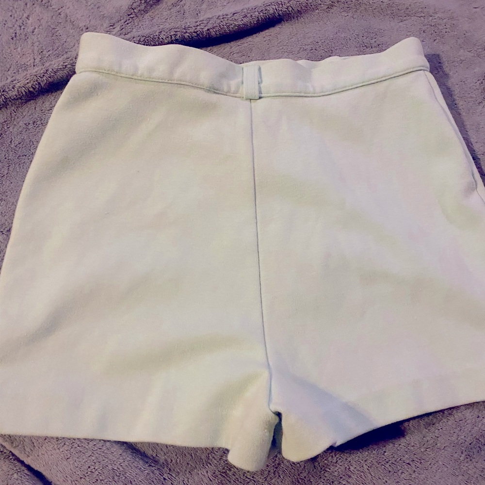 Light green shorts